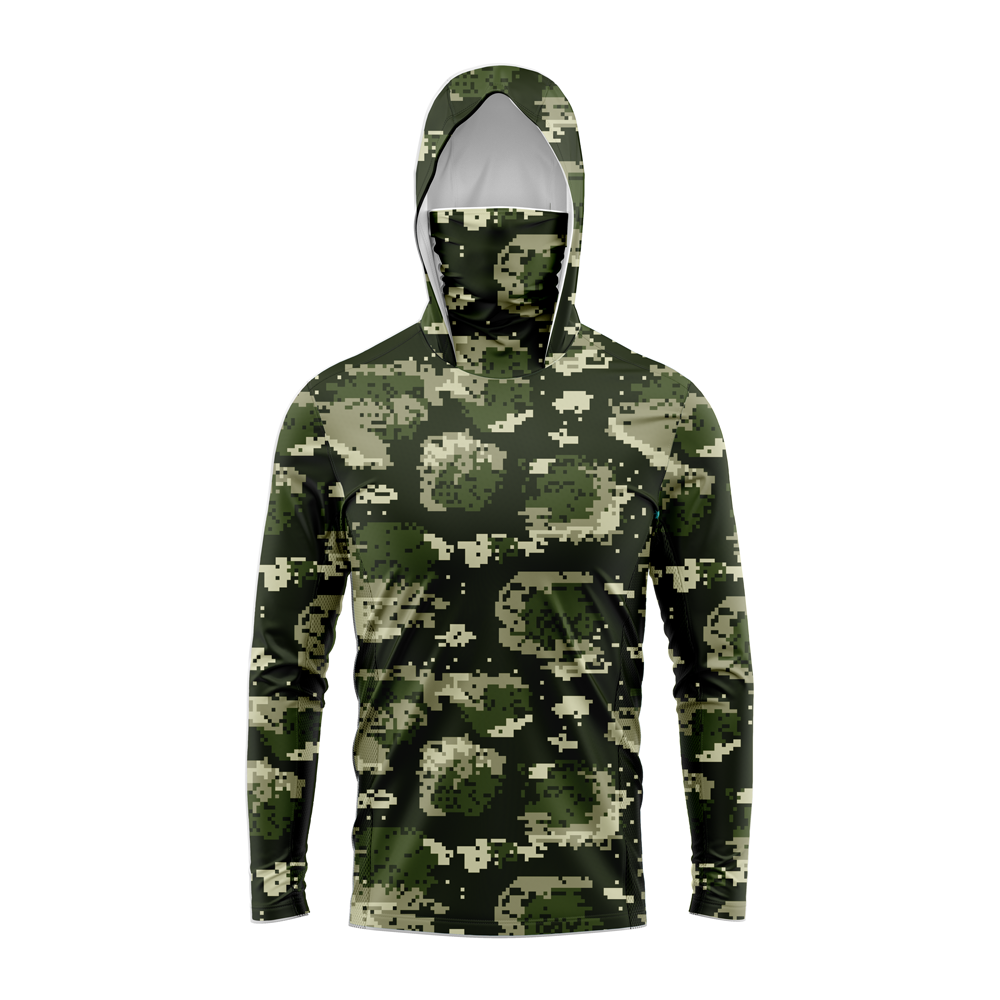 UPF50+ Sun‑Protective Men Fish - Fishing Hoodie review and price