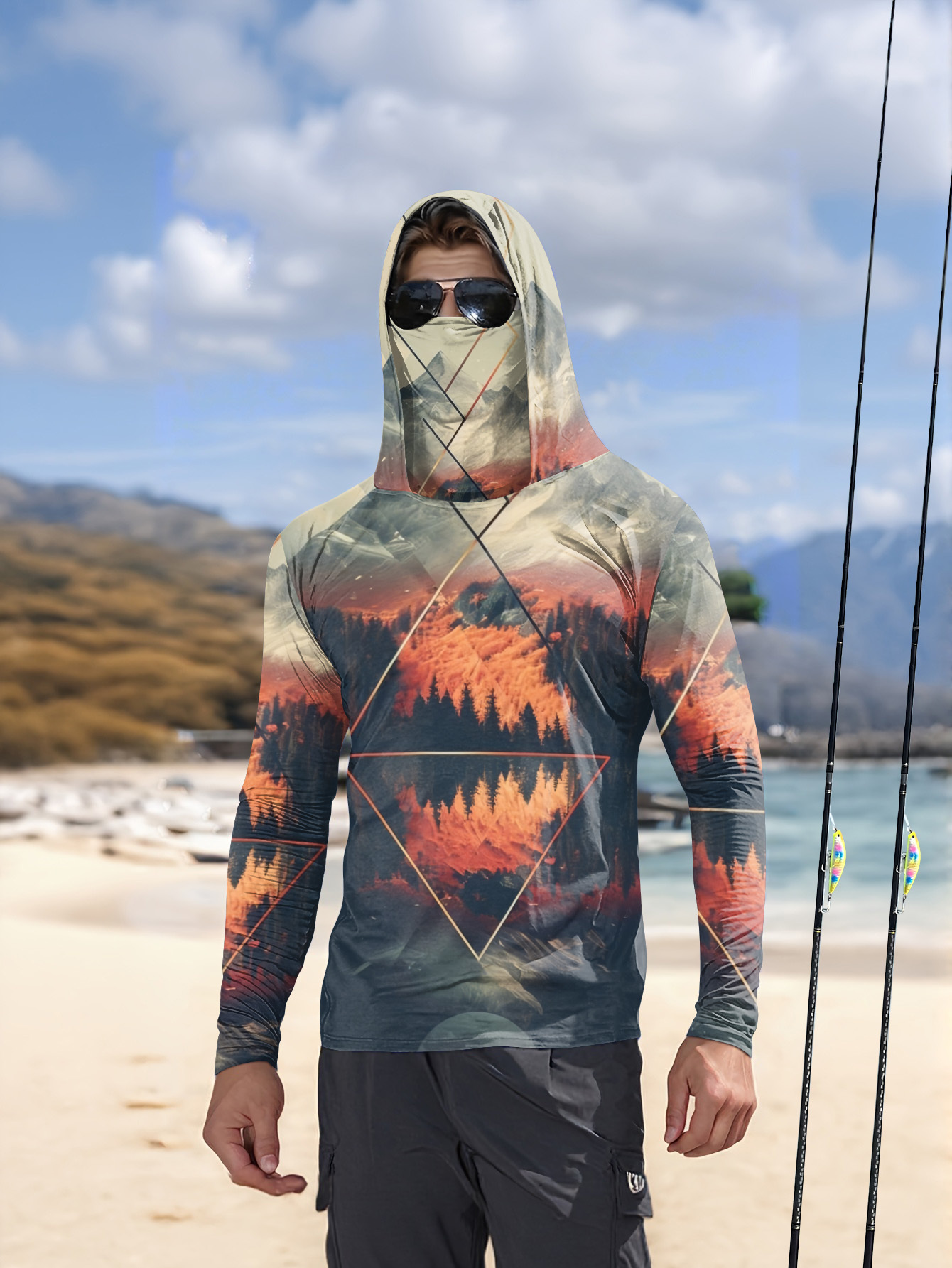 Outdoor Men's Fishing Hoodie B - Fishing Hoodie review and price