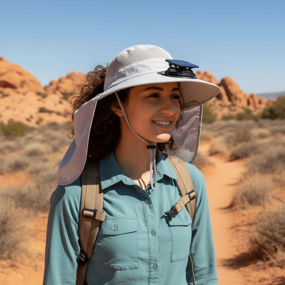 Gift UPF50+ Solar Fan Hat Wate - Fishing Hat review and price